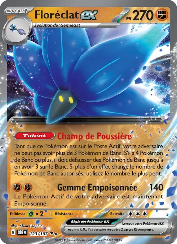 Floréclat-ex 123 – Flammes Obsidiennes