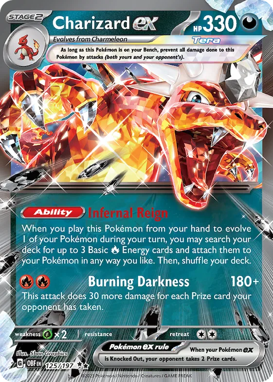 Charizard ex #125 – Obsidian Flames