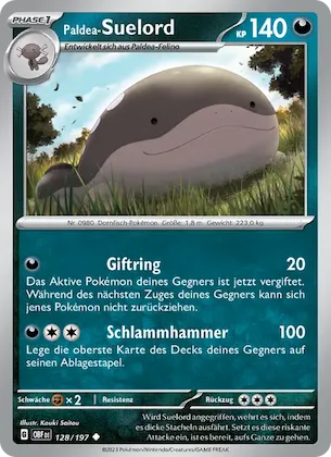 Paldea-Suelord Nr. 128 – Obsidian Flames