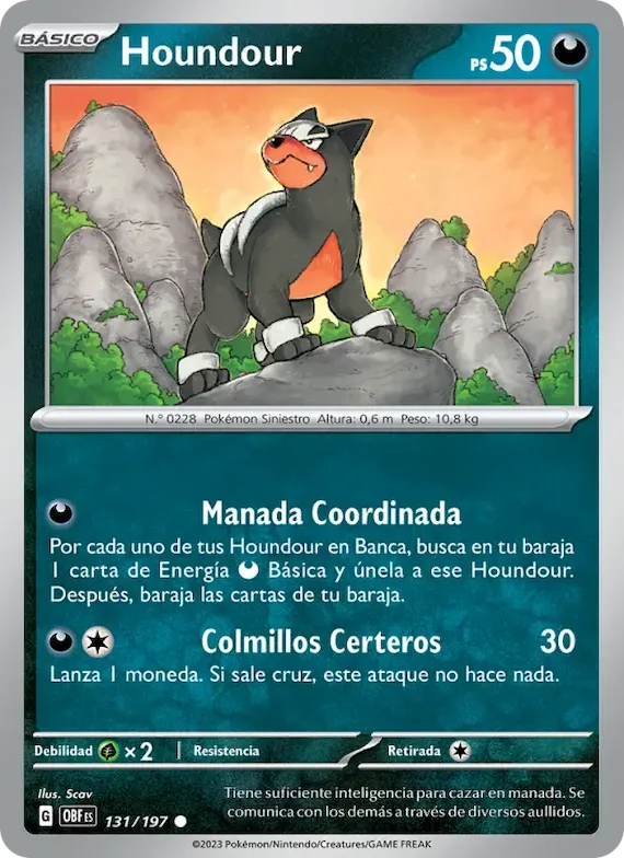 Houndour 131 – Llamas Obsidianas