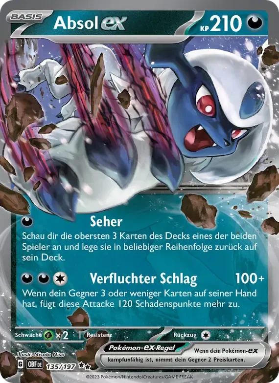 Absol-ex 135 – Obsidian Flammen