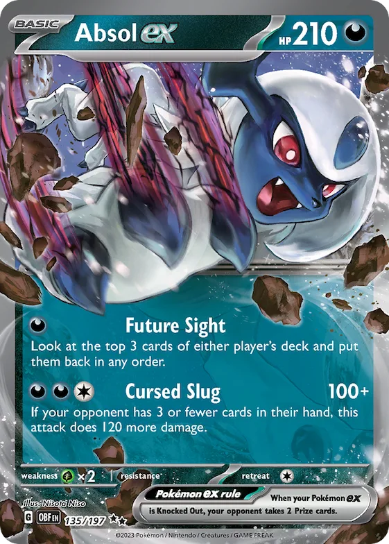 Absol ex #135 – Obsidian Flames