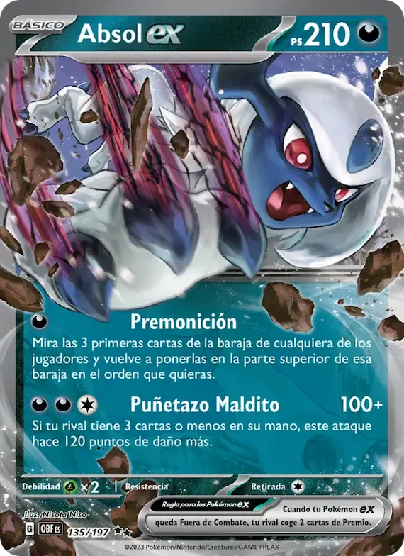 Absol ex 135 – Llamas Obsidianas
