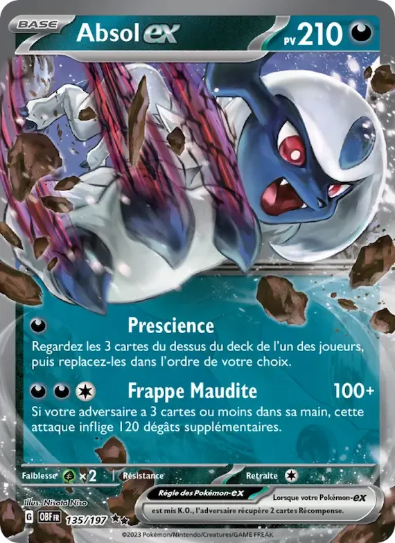 Absol-ex 135 – Flammes Obsidiennes