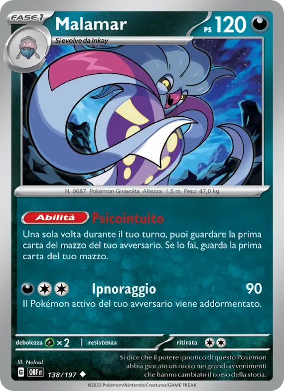 Malamar 138 – Ossidiana Infuocata