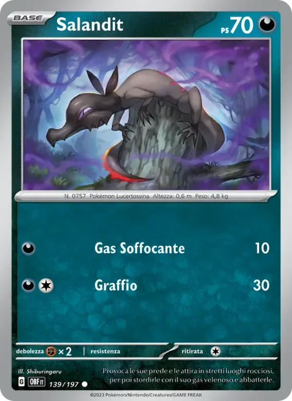 Salandit 139 – Ossidiana Infuocata