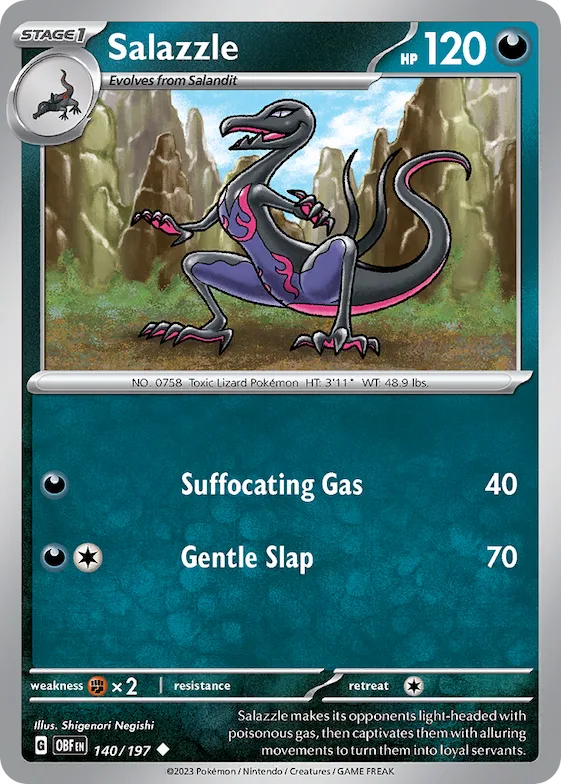 Salazzle 140 – Obsidiana em Chamas