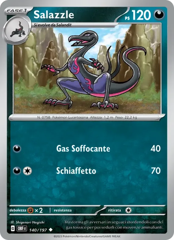 Salazzle 140 – Ossidiana Infuocata