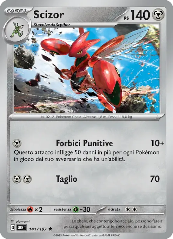 Scizor 141 – Ossidiana Infuocata