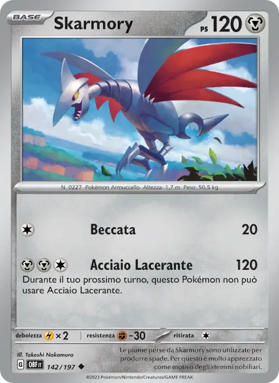 Skarmory 142 – Ossidiana Infuocata