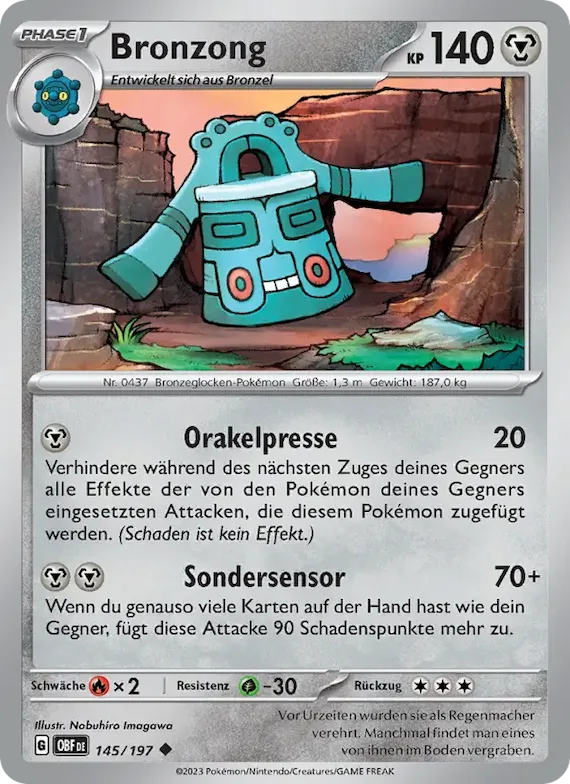 Bronzong 145 – Obsidian Flammen