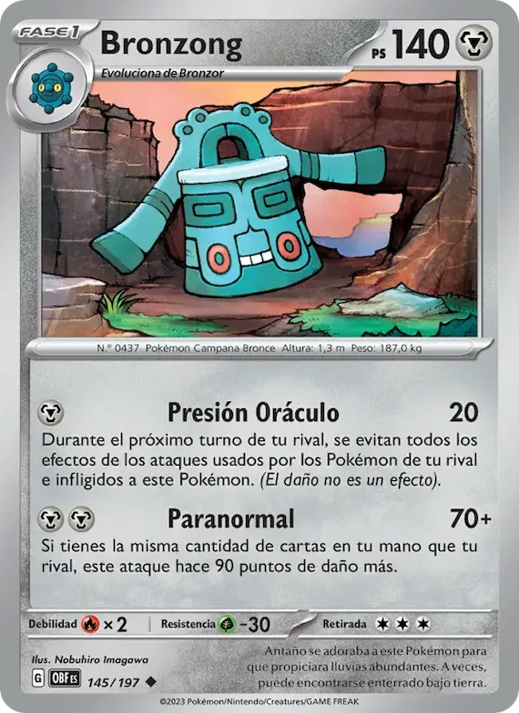 Bronzong 145 – Llamas Obsidianas