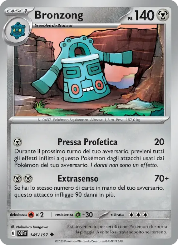 Bronzong 145 – Ossidiana Infuocata