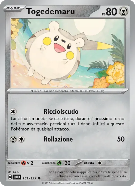 Togedemaru 151 – Ossidiana Infuocata