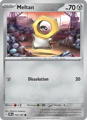 Meltan n° 152 – Flammes Obsidiennes