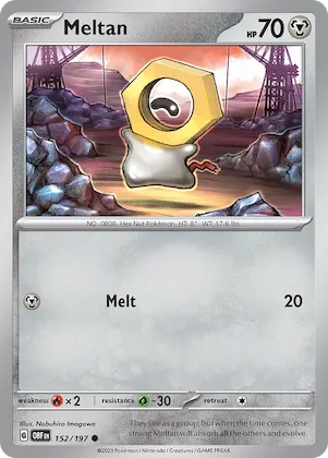 Meltan #152 – Obsidian Flames