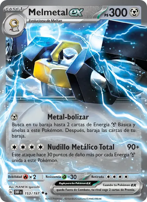 Melmetal ex 153 – Llamas Obsidianas