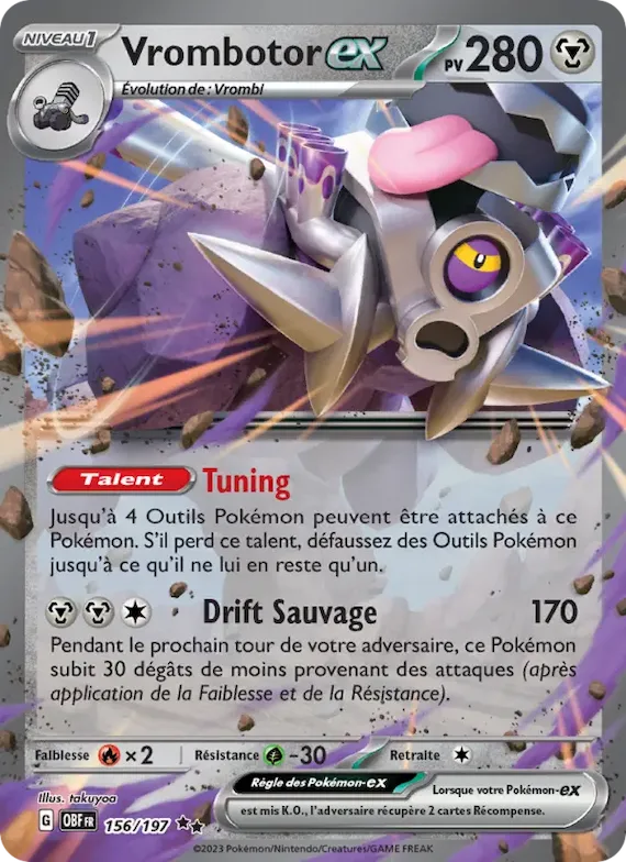 Vrombotor-ex 156 – Flammes Obsidiennes
