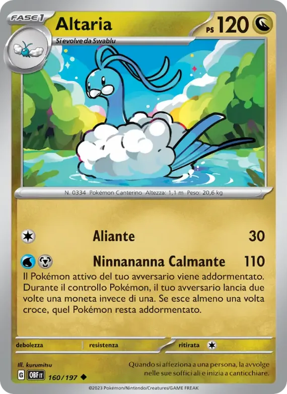 Altaria 160 – Ossidiana Infuocata