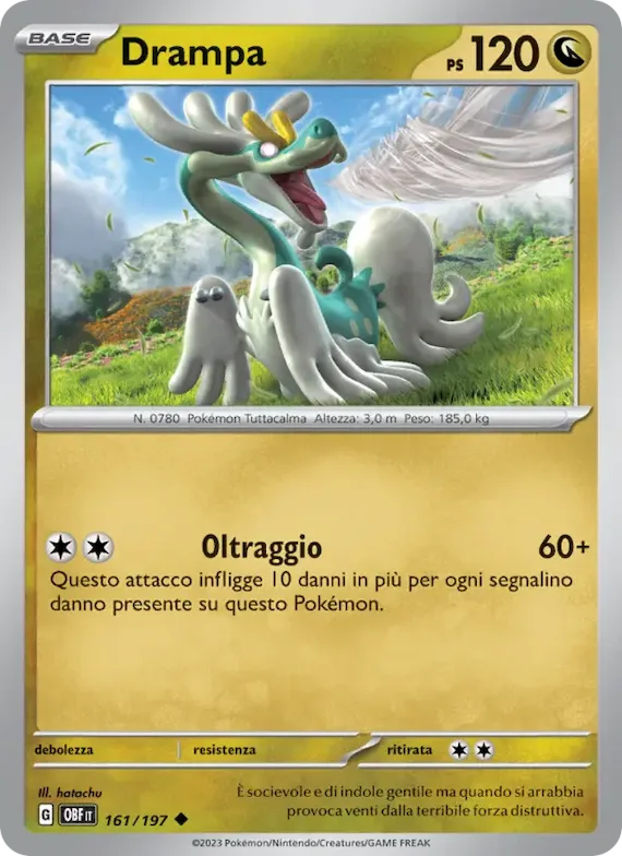 Drampa 161 – Ossidiana Infuocata