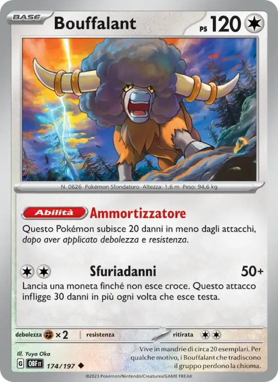 Bouffalant 174 – Ossidiana Infuocata
