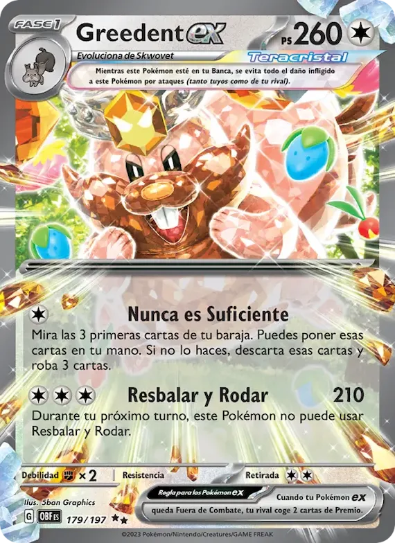 Greedent ex 179 – Llamas Obsidianas
