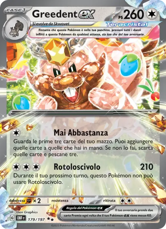 Greedent-ex 179 – Ossidiana Infuocata