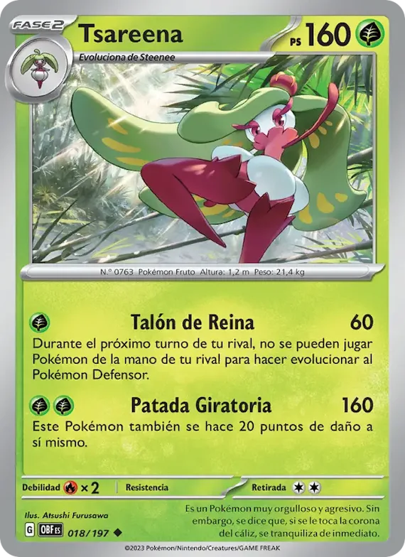 Tsareena 18 – Llamas Obsidianas