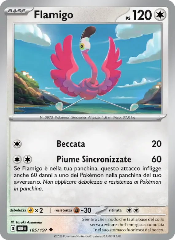 Flamigo 185 – Ossidiana Infuocata