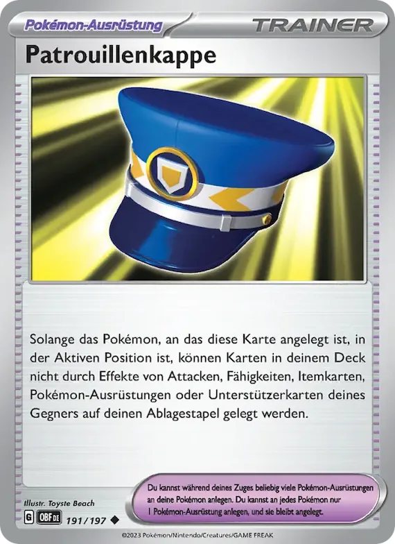 Patrouillenkappe 191 – Obsidian Flammen