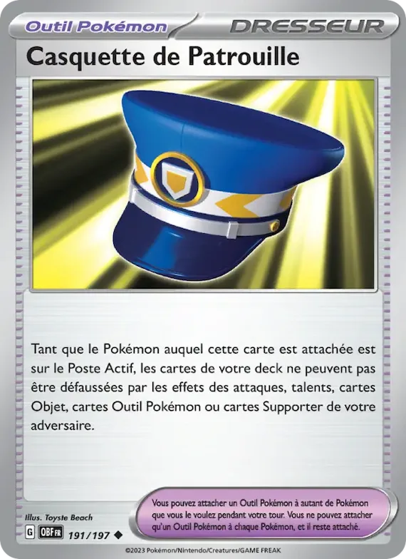 Casquette de Patrouille 191 – Flammes Obsidiennes