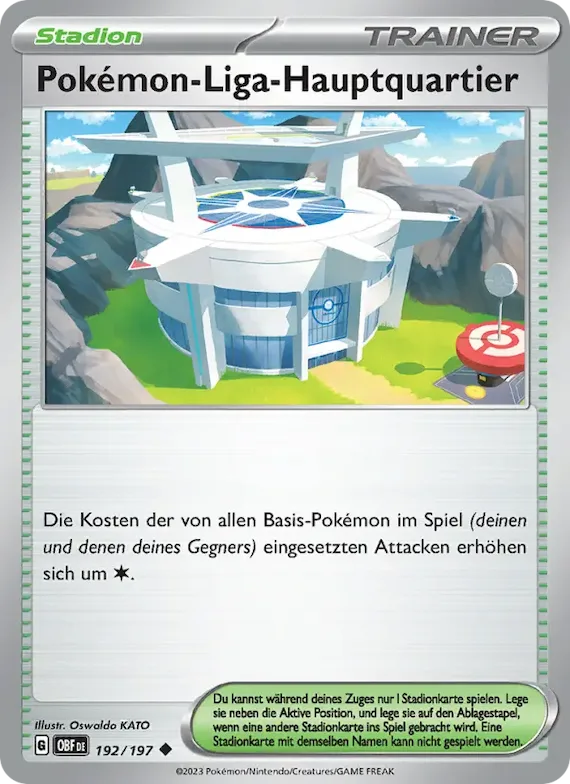Pokémon-Liga-Hauptquartier 192 – Obsidian Flammen