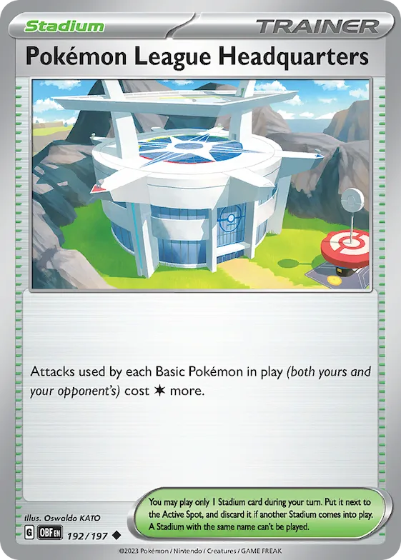 Sede da Liga Pokémon 192 – Obsidiana em Chamas