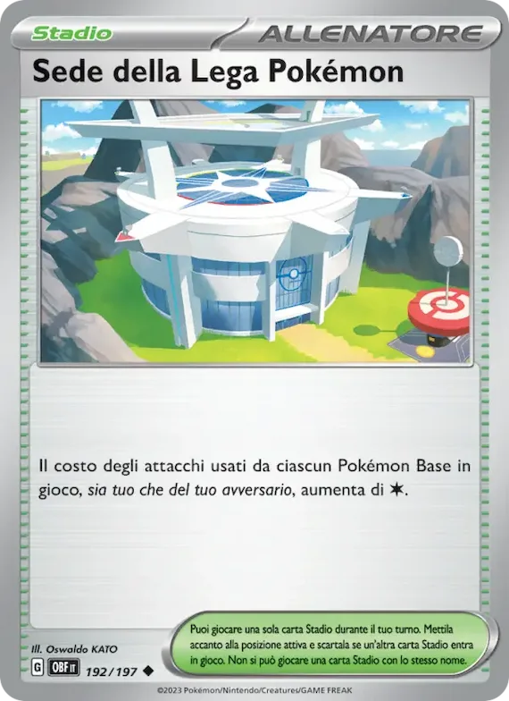 Sede della Lega Pokémon 192 – Ossidiana Infuocata