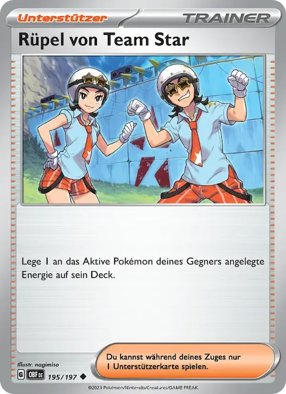 Rüpel von Team Star 195 – Obsidian Flammen