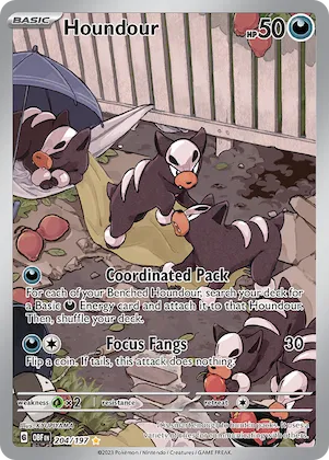 Houndour #204 – Obsidian Flames