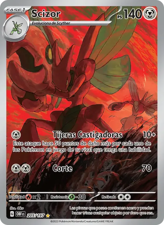 Scizor 205 – Llamas Obsidianas