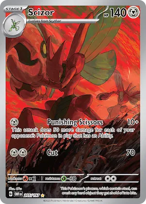 Scizor #205 – Obsidian Flames