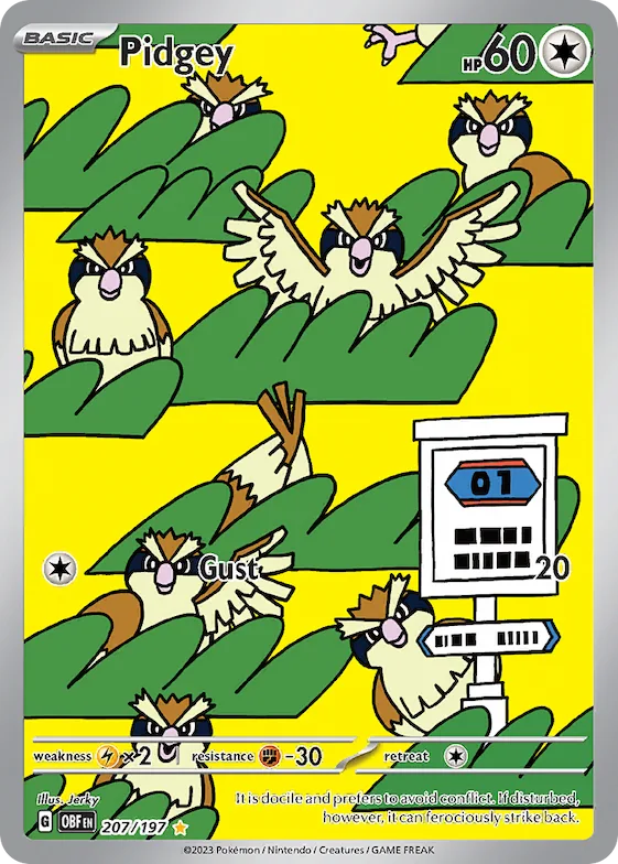 Pidgey #207 – Obsidian Flames