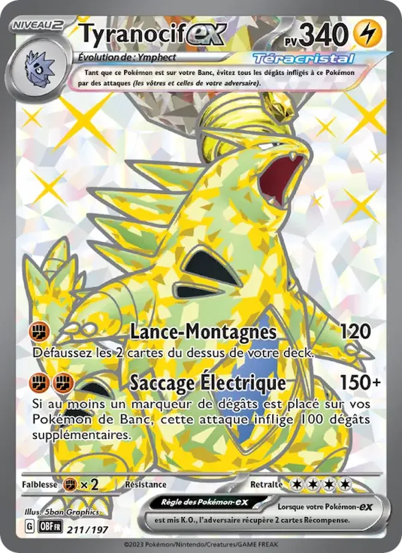 Tyranocif-ex 211 – Flammes Obsidiennes