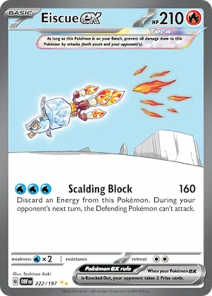 Eiscue ex #222 – Obsidian Flames