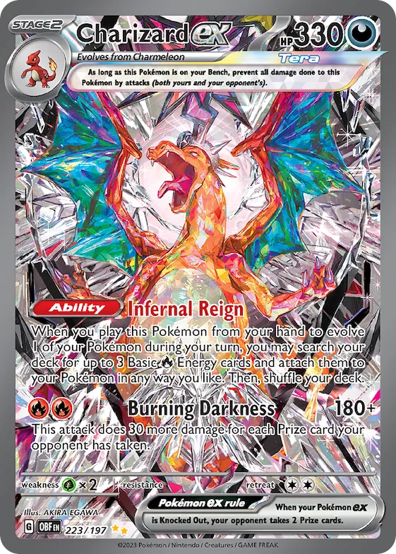 Charizard ex #223 – Obsidian Flames