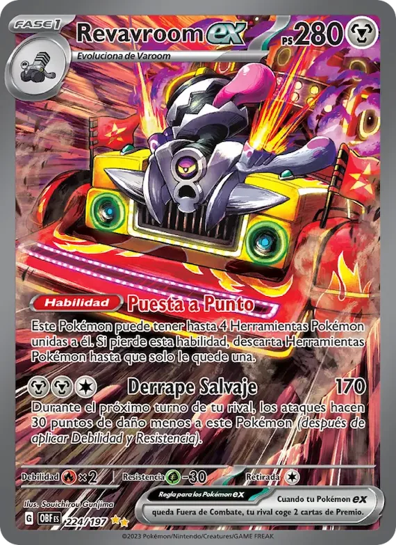 Revavroom ex 224 – Llamas Obsidianas
