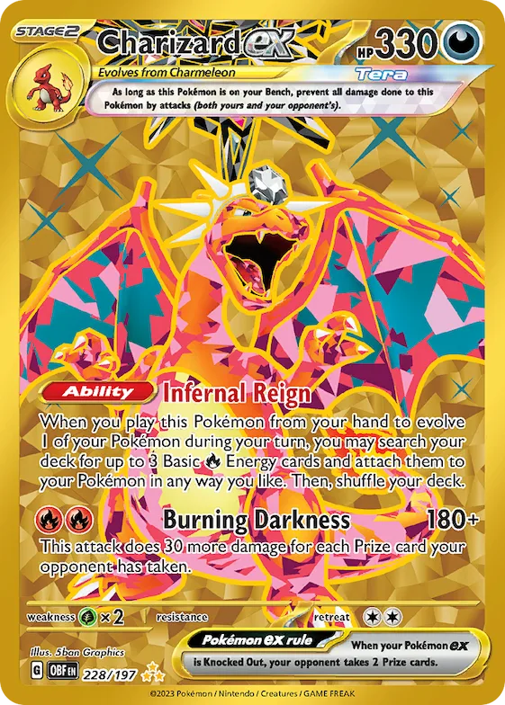 Charizard ex #228 – Obsidian Flames