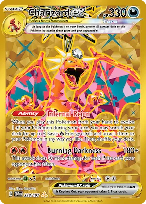 Charizard ex #228 – Obsidian Flames