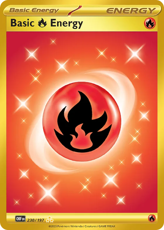 Basic Fire Energy #230 – Obsidian Flames