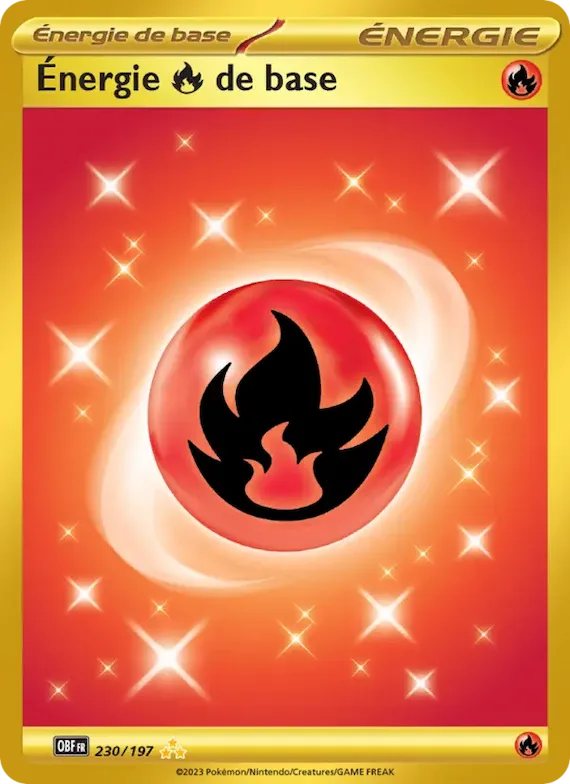 Énergie Fire de base 230 – Flammes Obsidiennes