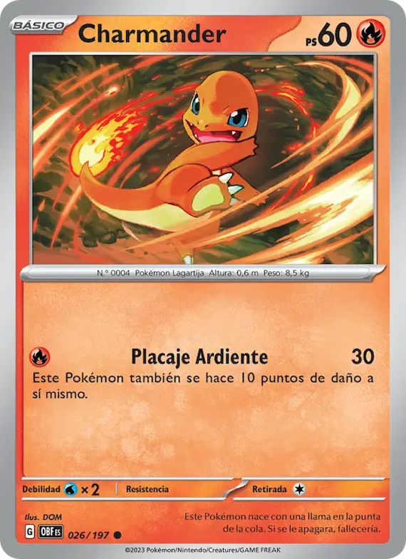 Charmander 26 – Llamas Obsidianas