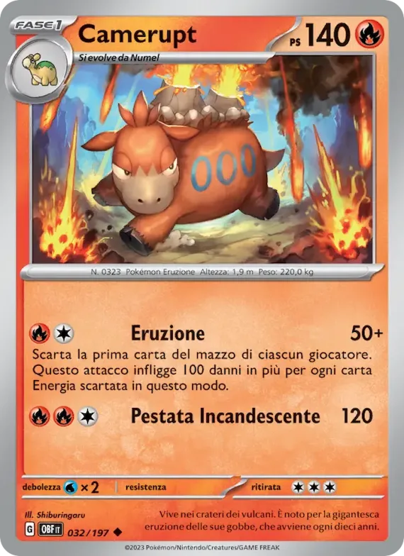 Camerupt 32 – Ossidiana Infuocata