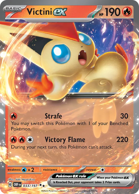 Victini ex #33 – Obsidian Flames
